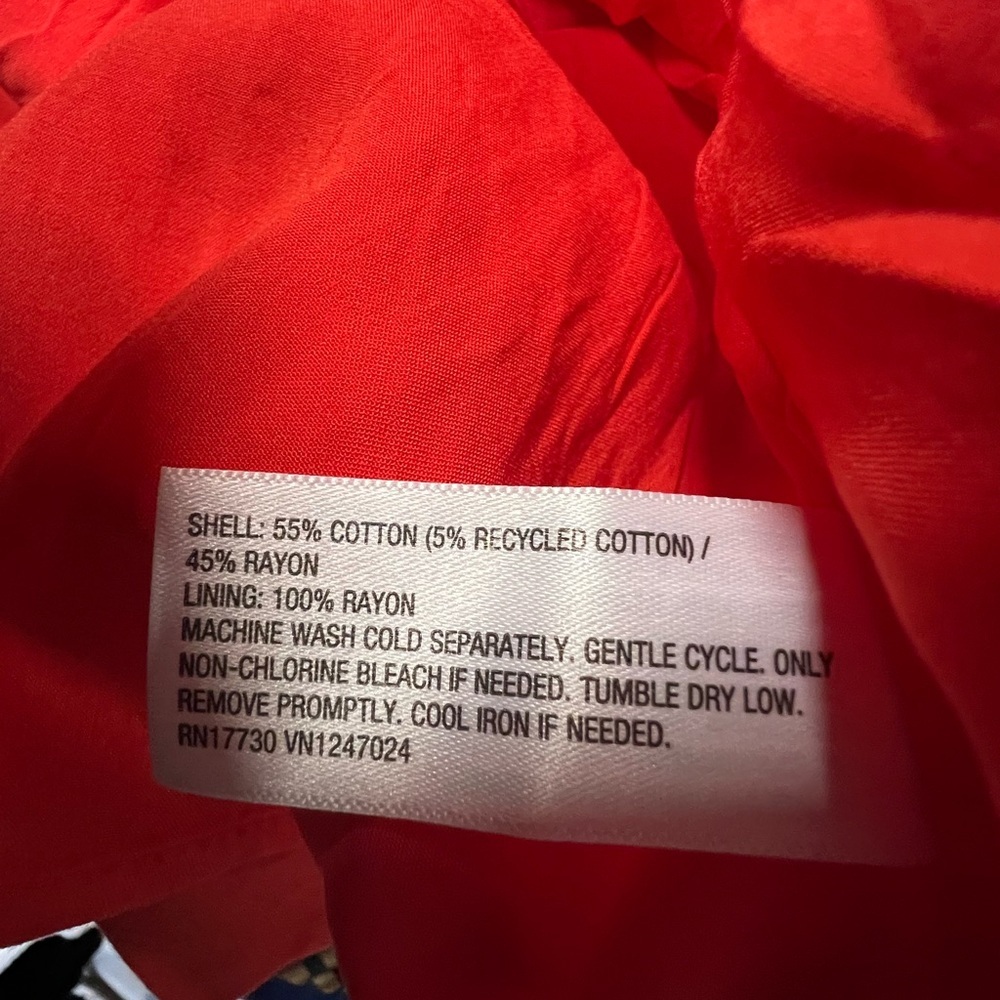 NWT Kate Spade Vibrant Red/orange Dress - Picture 4 of 5